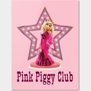 Pink Piggy Club Posters and Art